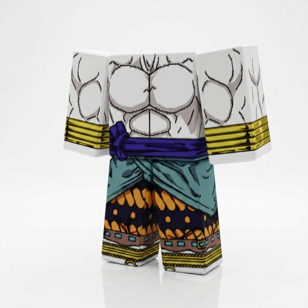 Enel Roblox Outfit – One Piece Avatar Costume & Shirt Template - View 1