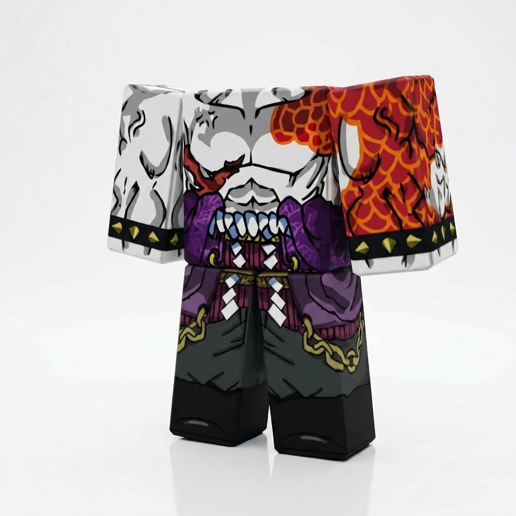  Kaido Roblox Outfit – One Piece Avatar Costume & Shirt Template View 1