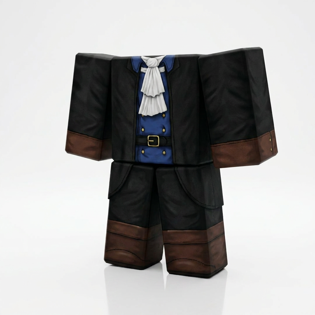 Sabo Roblox Outfit – One Piece Avatar Costume & Shirt Template View 1