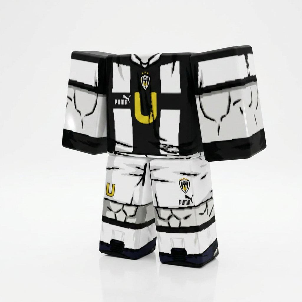 Oliver Aiku Juventus Roblox Outfit – Blue Lock Avatar Costume & Shirt Template - View 1
