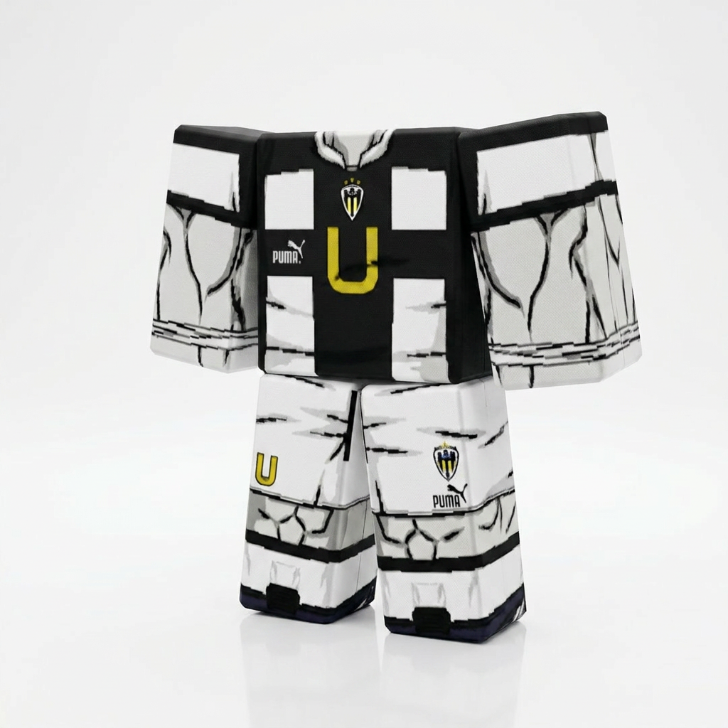  Shoei Barou Juventus Roblox Outfit – Blue Lock Avatar Costume & Shirt Template - View 1
