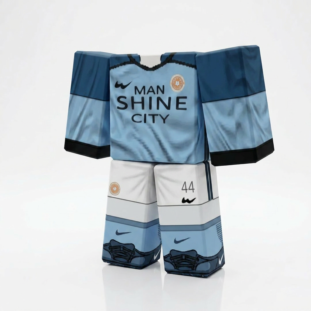 Hyoma Chigiri Manshine City Roblox Outfit – Blue Lock Avatar Costume & Shirt Template - View 1