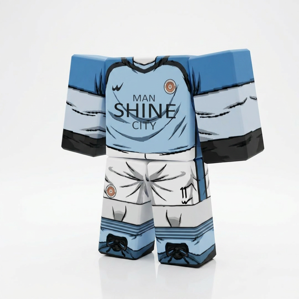 Seishiro Nagi Manshine City Roblox Outfit – Blue Lock Avatar Costume & Shirt Template - View 1
