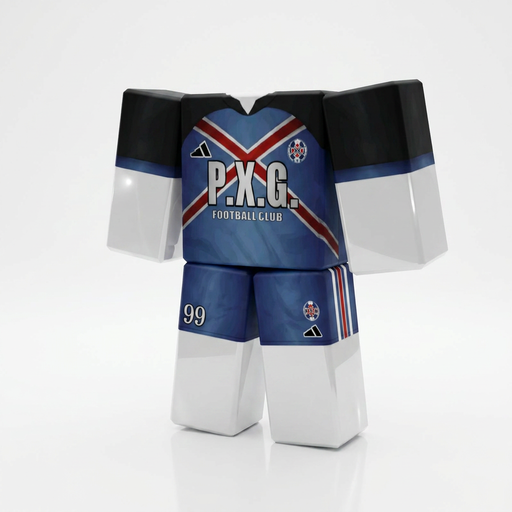  Ryusei Shidou PXG Roblox Outfit – Blue Lock Avatar Costume & Shirt Template - View 1