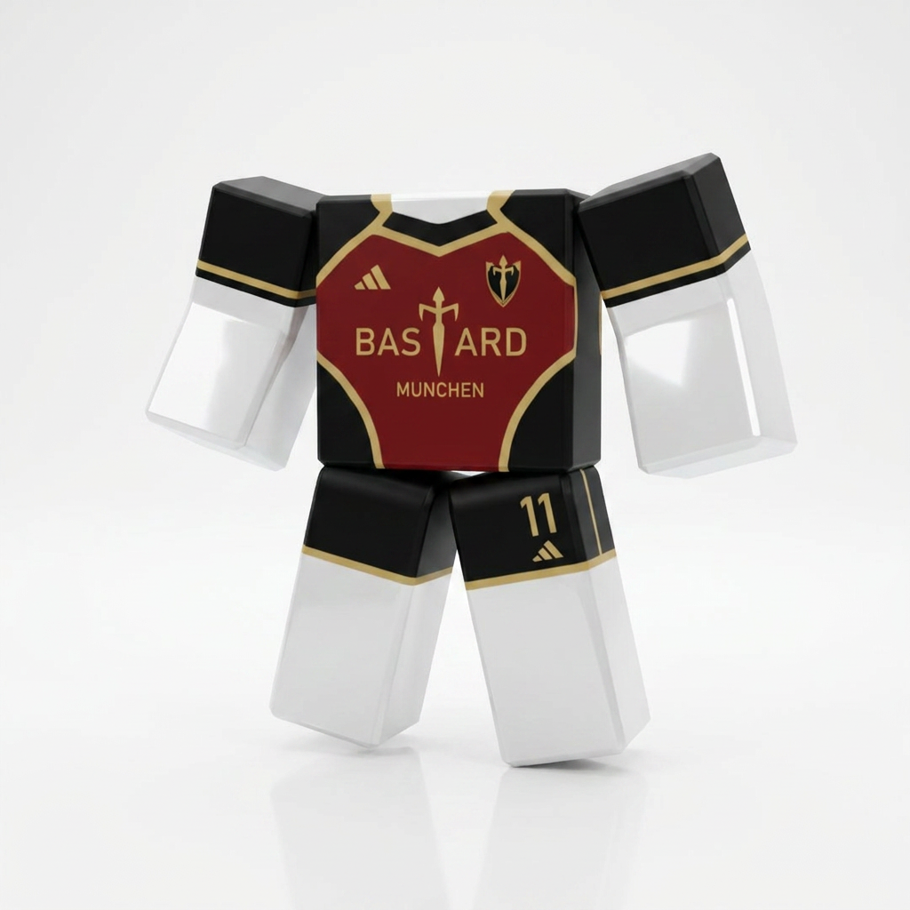 Yoichi Isagi Bastard München Roblox Outfit – Blue Lock Avatar Costume & Shirt Template - View 1