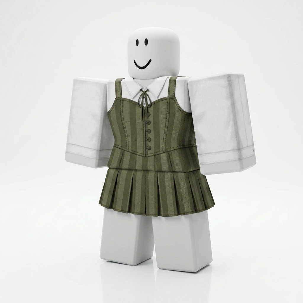 Cottagecore Roblox Outfit – Grow a Garden Avatar Costume & Shirt Template View 1
