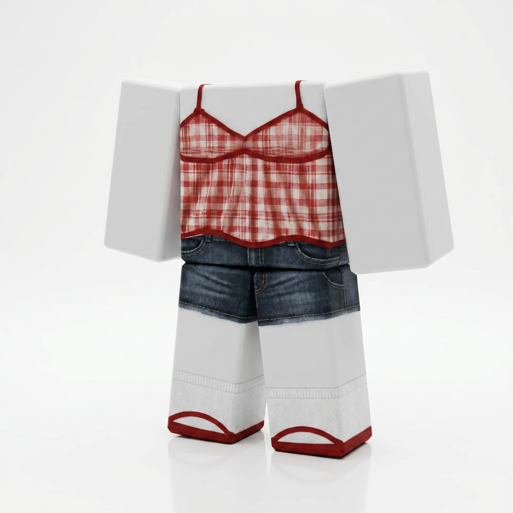 Flower Farmer Roblox Outfit – Grow a Garden Avatar Costume & Shirt Template View 1