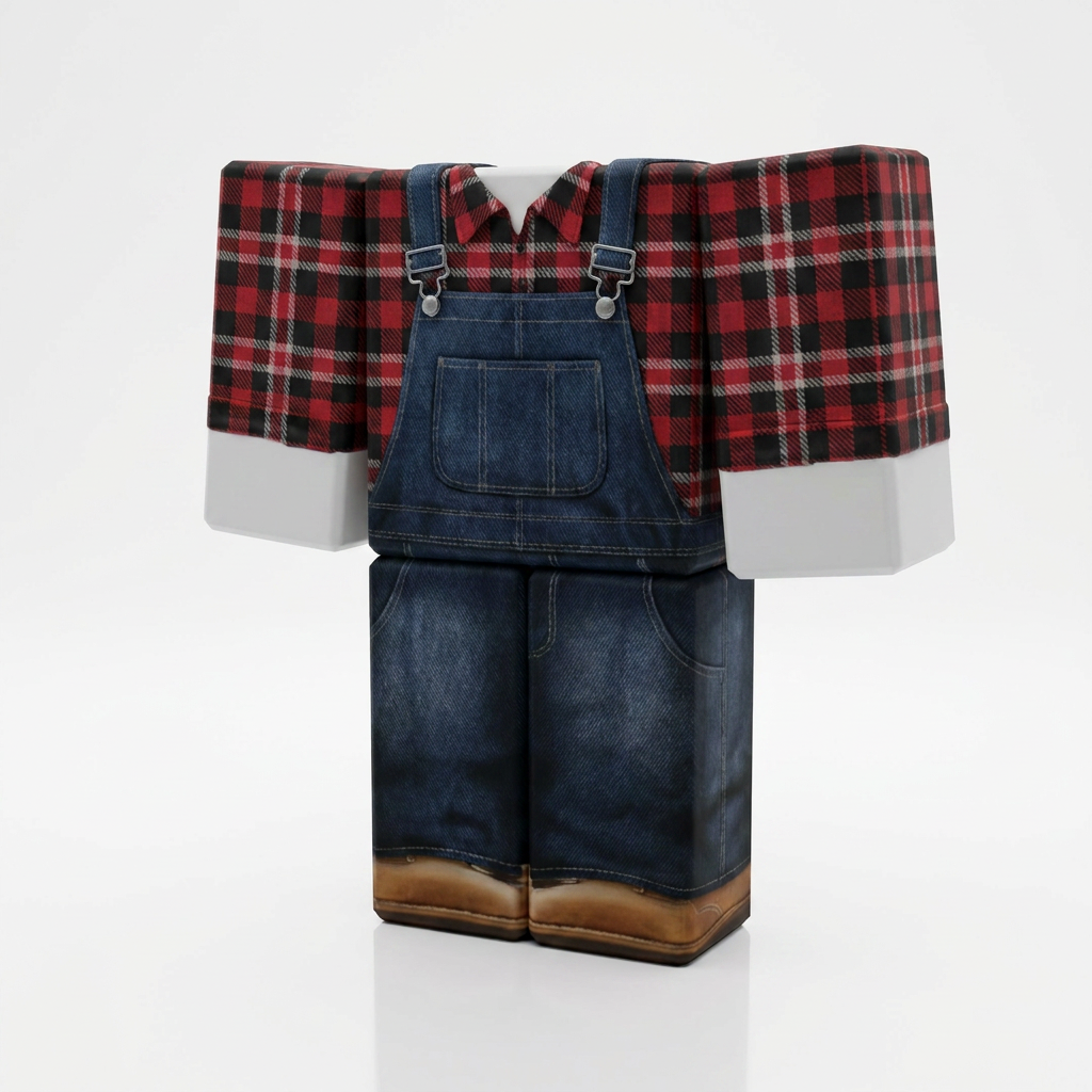 Master Farmer Roblox Outfit – Grow a Garden Avatar Costume & Shirt Template View 1
