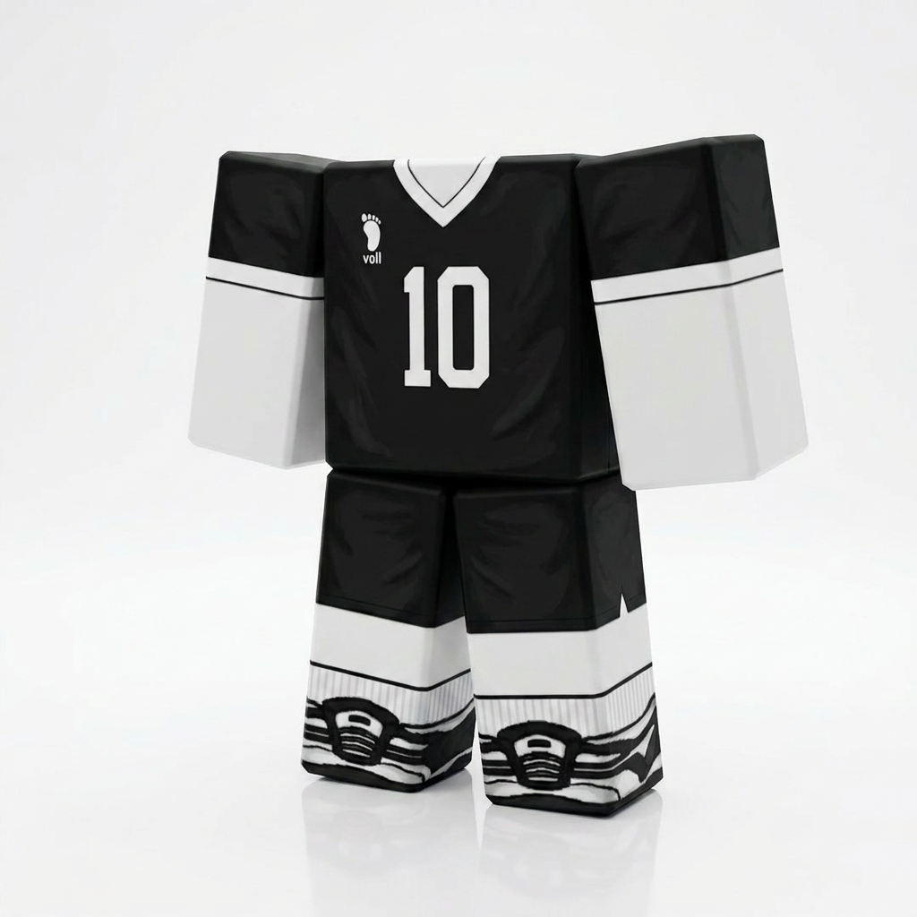  Sanju Roblox Outfit – Volleyball Legends Avatar Costume & Shirt Template View 1
