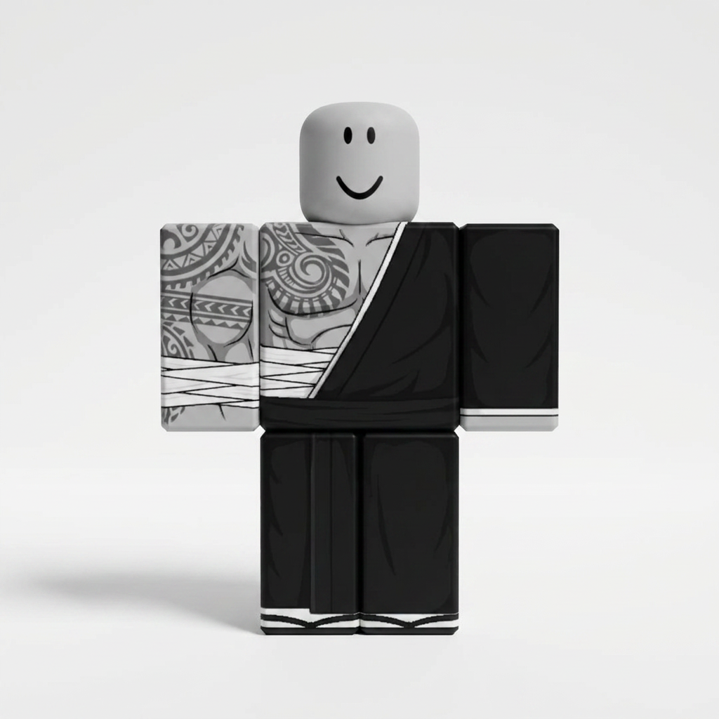 Ronin Roblox Outfit – Samurai Avatar Costume & Shirt Template - View 1