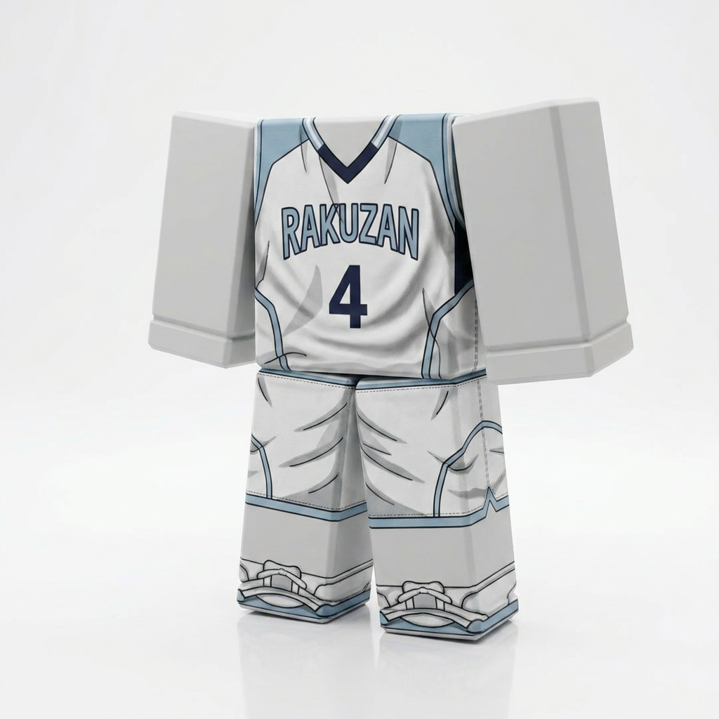  Seijuro Akashi Roblox Outfit – Kuroko's Basketball Avatar Costume & Shirt Template - View 1