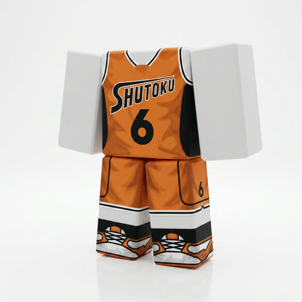  Shintaro Midorima Roblox Outfit – Kuroko's Basketball Avatar Costume & Shirt Template View 1