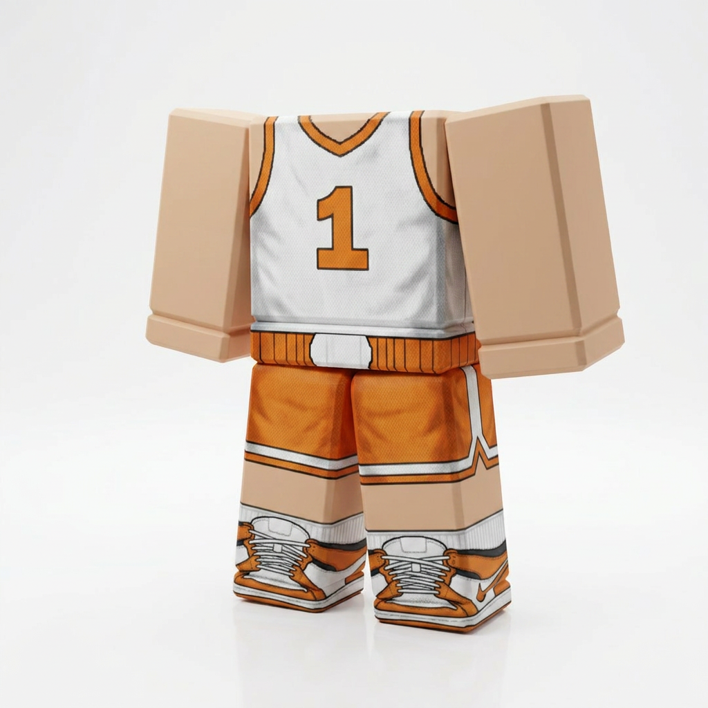  Basketball Legend Roblox Outfit – Regular Show Avatar Costume & Shirt Template View 1