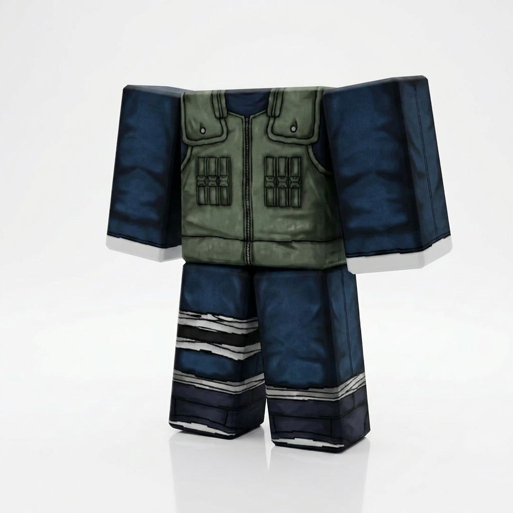 Minato Namikaze Roblox Outfit – Naruto Avatar Costume & Shirt Template - View 1