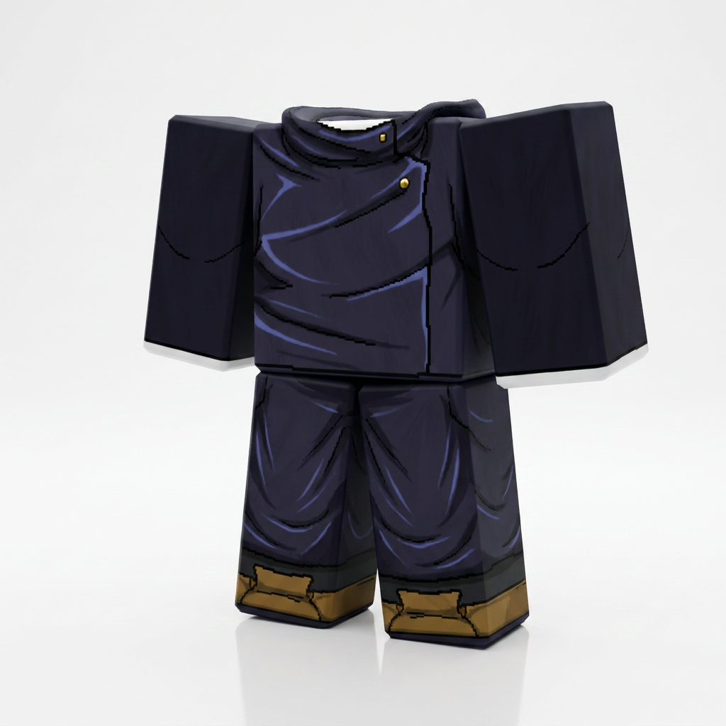 Megumi Fushiguro Roblox Outfit – Jujutsu Kaisen Avatar Costume & Shirt Template - View 1