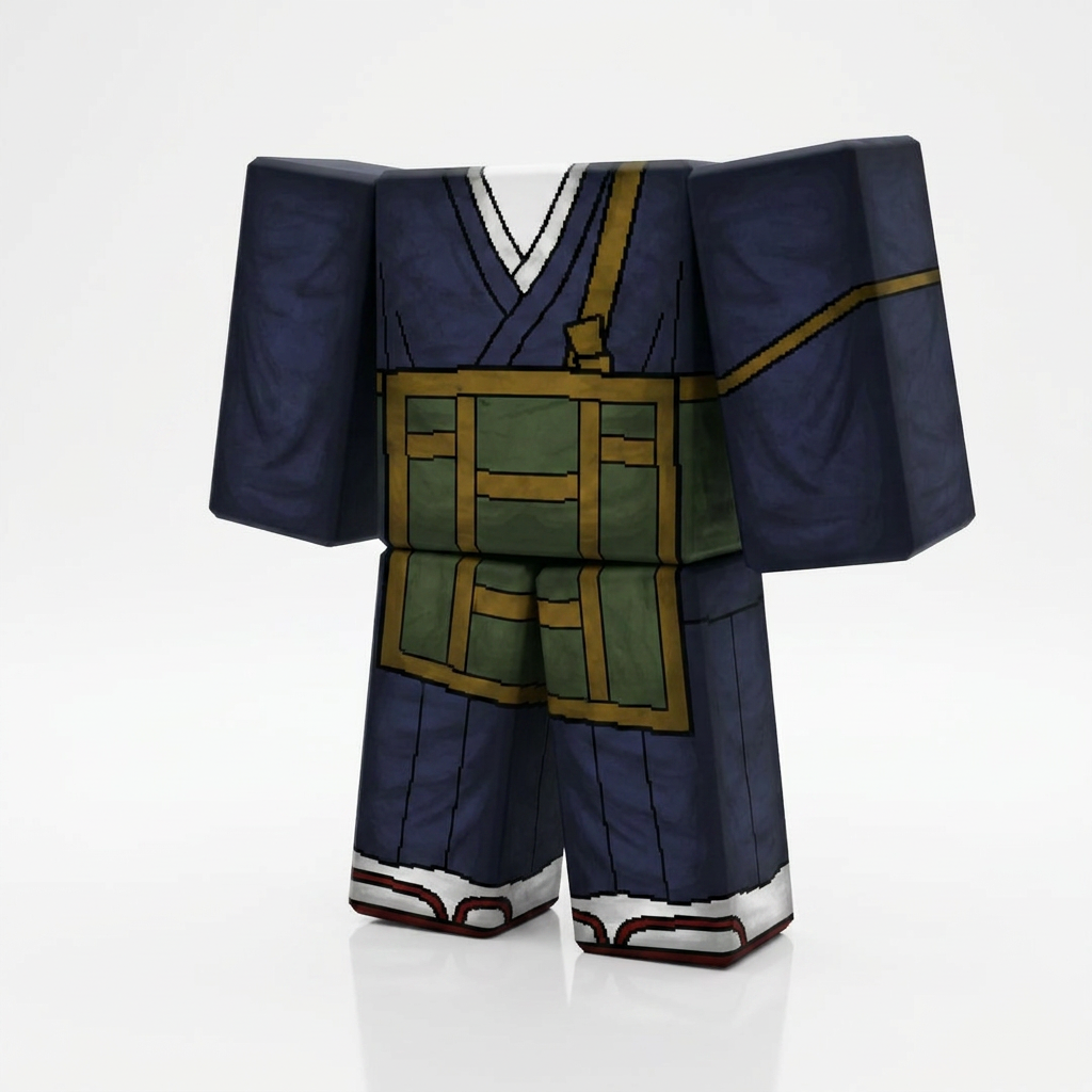 Suguru Geto Roblox Outfit – Jujutsu Kaisen Avatar Costume & Shirt Template - View 1